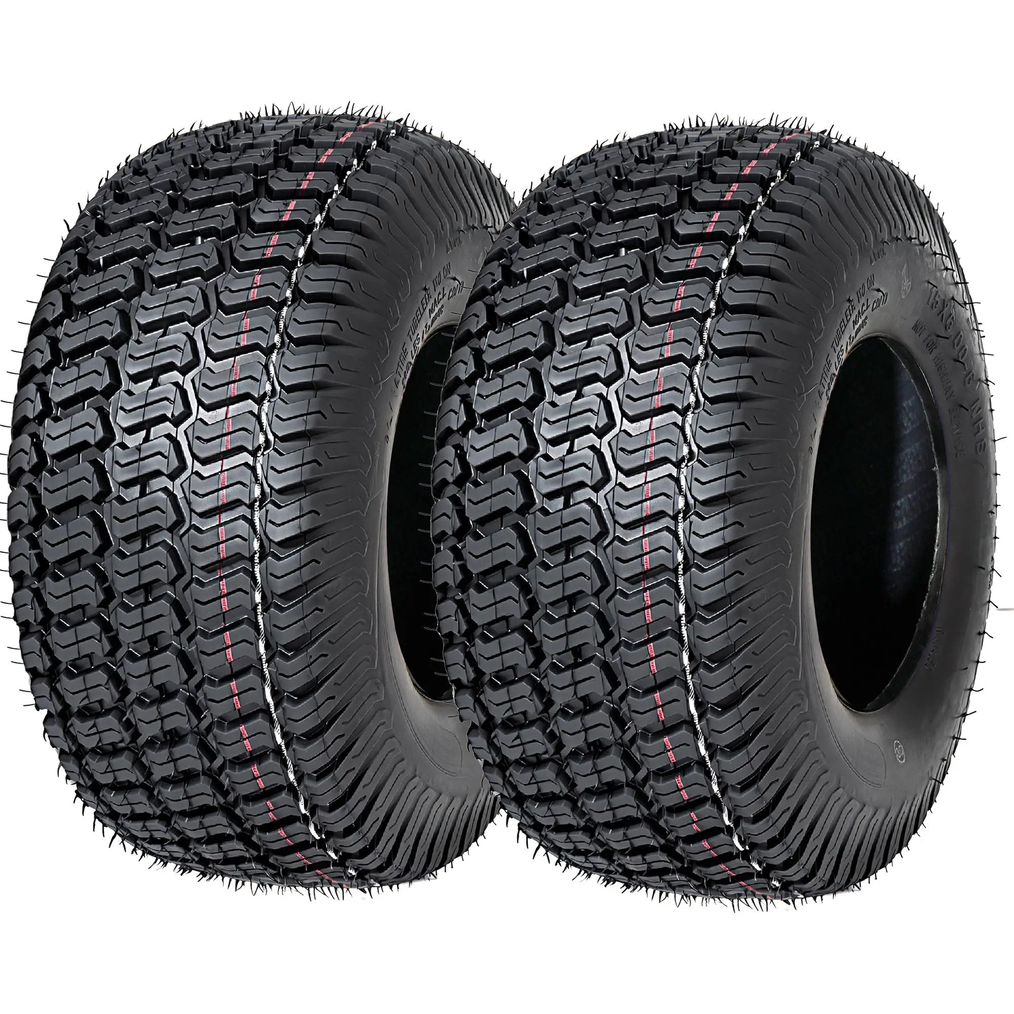 Set of 2 15x6.00-6 Lawn Mower Tires by HouseOfZazla