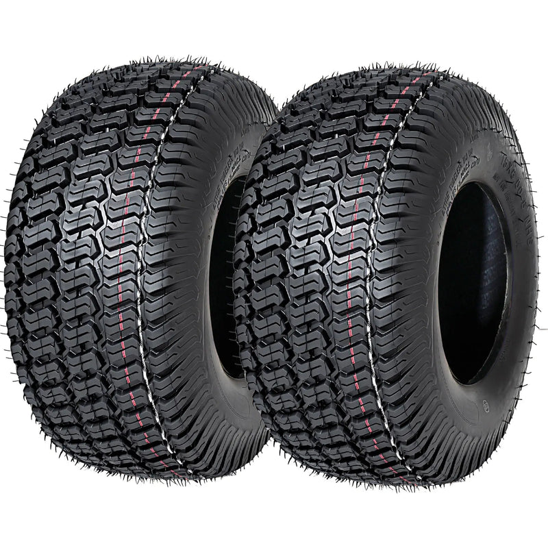 Set of 2 15x6.00-6 Lawn Mower Tires by HouseOfZazla