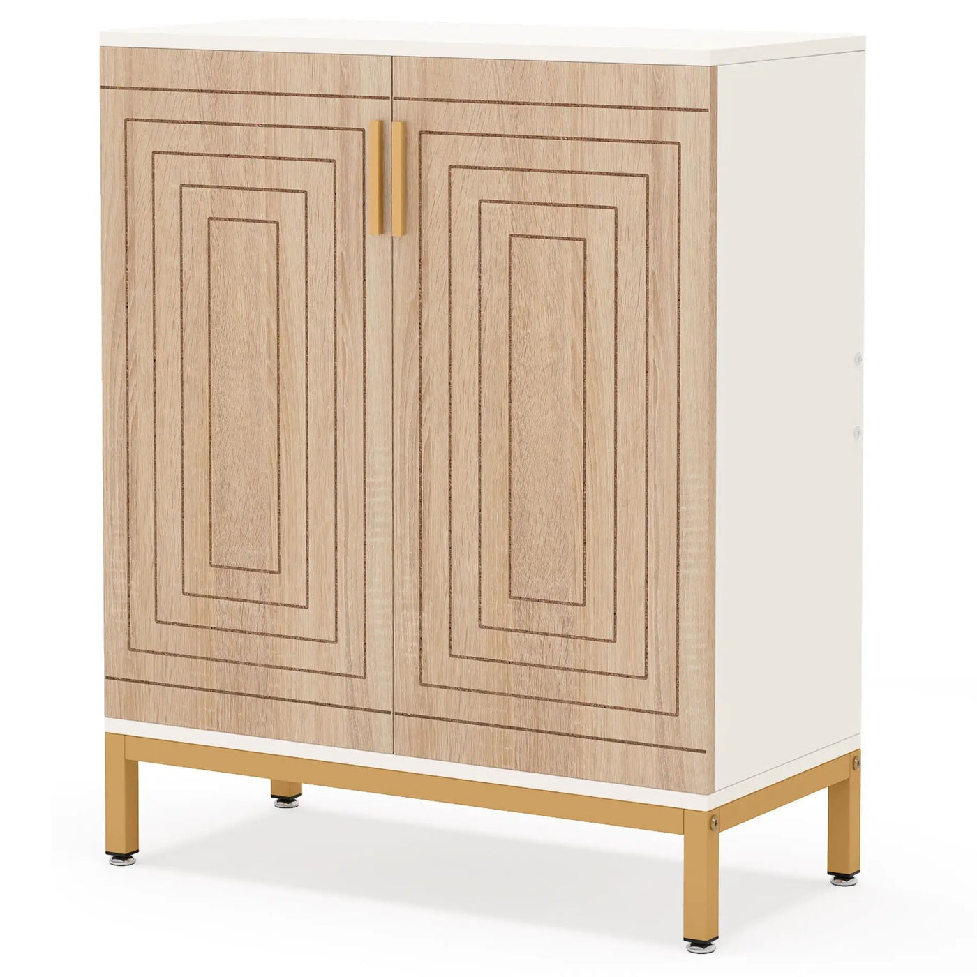 Shoe Cabinet With Doors, 5 Tiers Shoe Storage Organizer by HouseOfZazla
