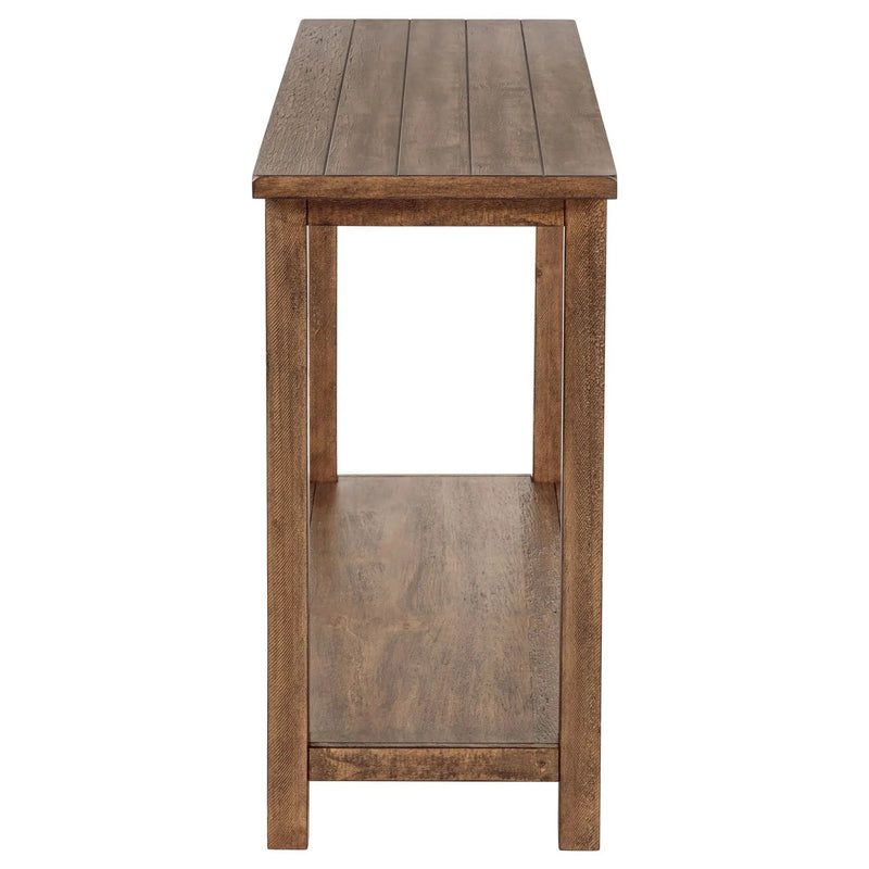 Payne Wood Entryway Sofa Console Table Distressed Brown by Unique Piece Furniture