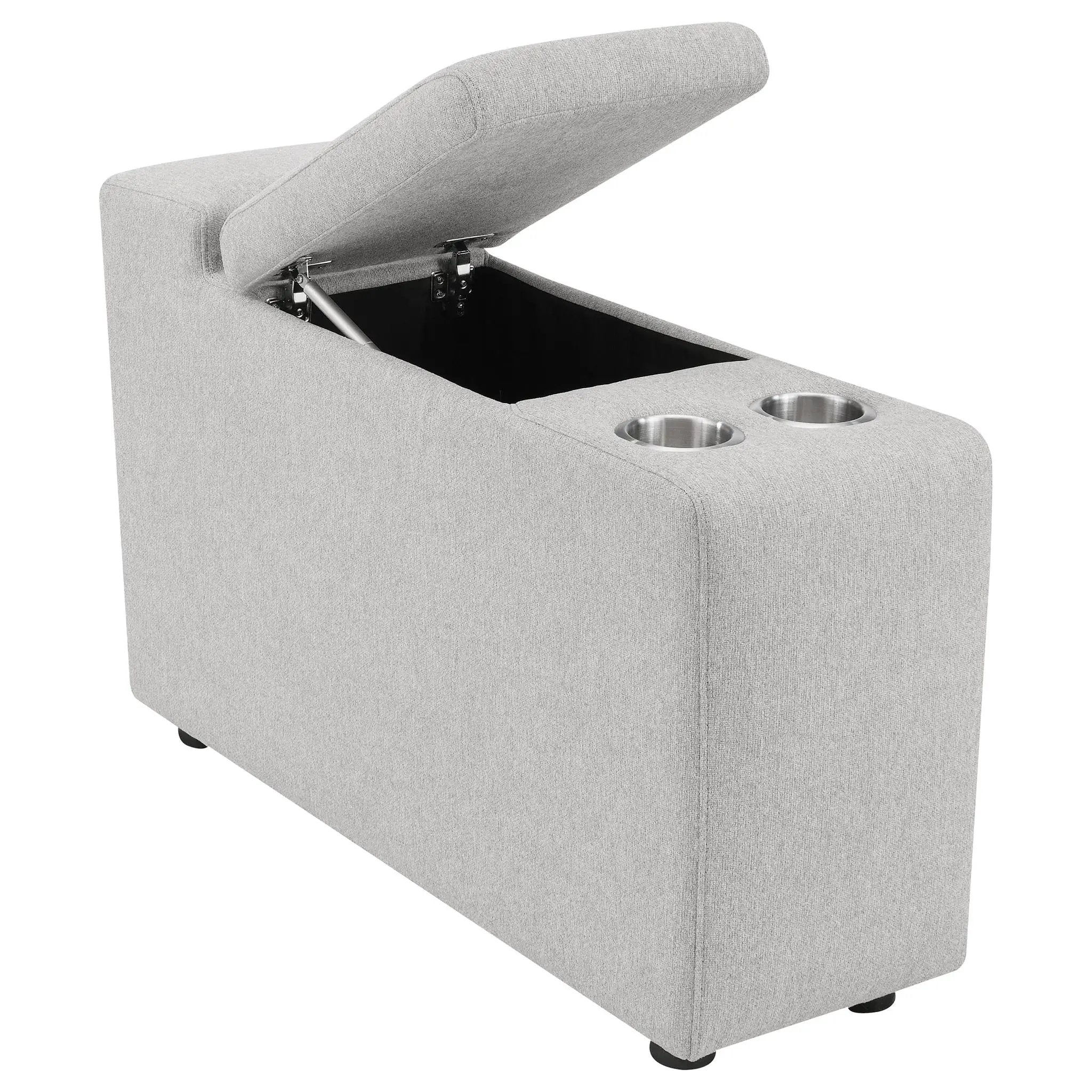 Collins 5-Piece Power Reclining Home Theater Seating Grey by Unique Piece Furniture