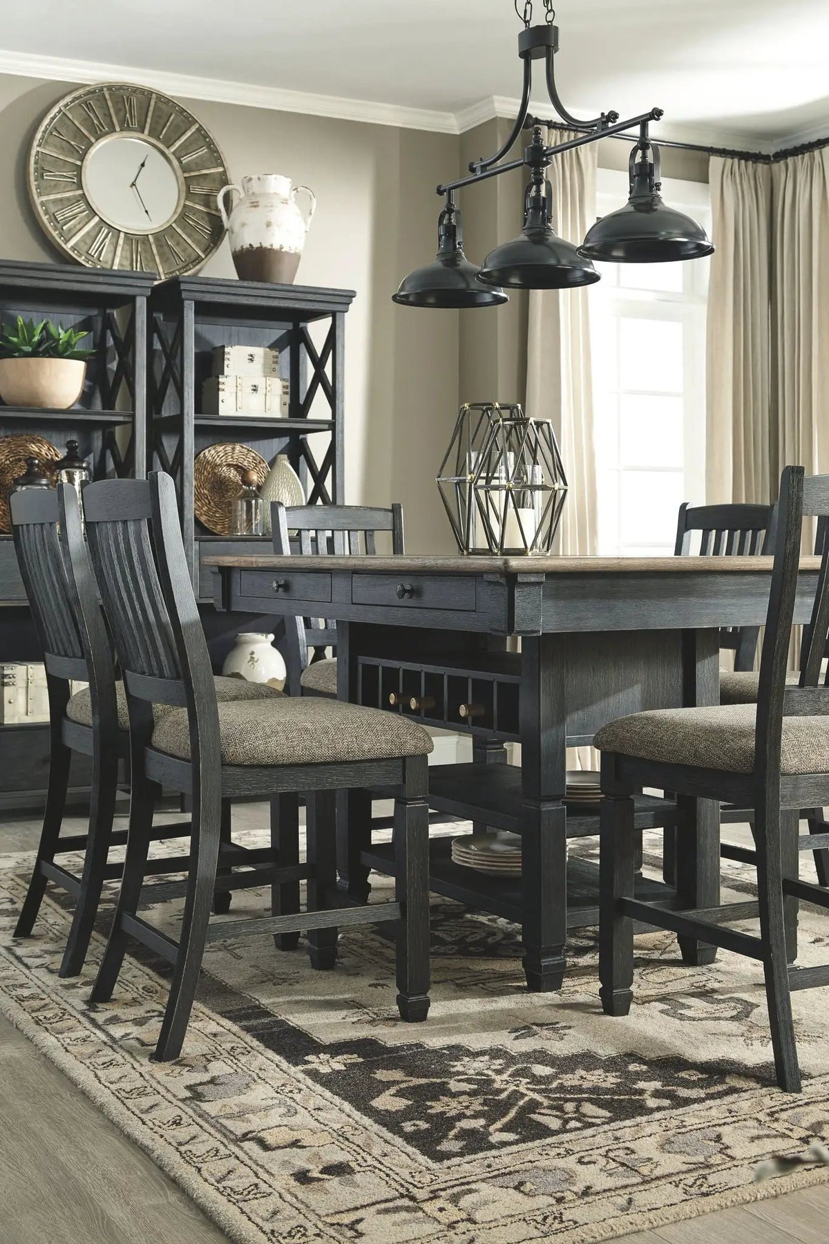 Tyler Creek - Counter Height Table Set by Unique Piece Furniture
