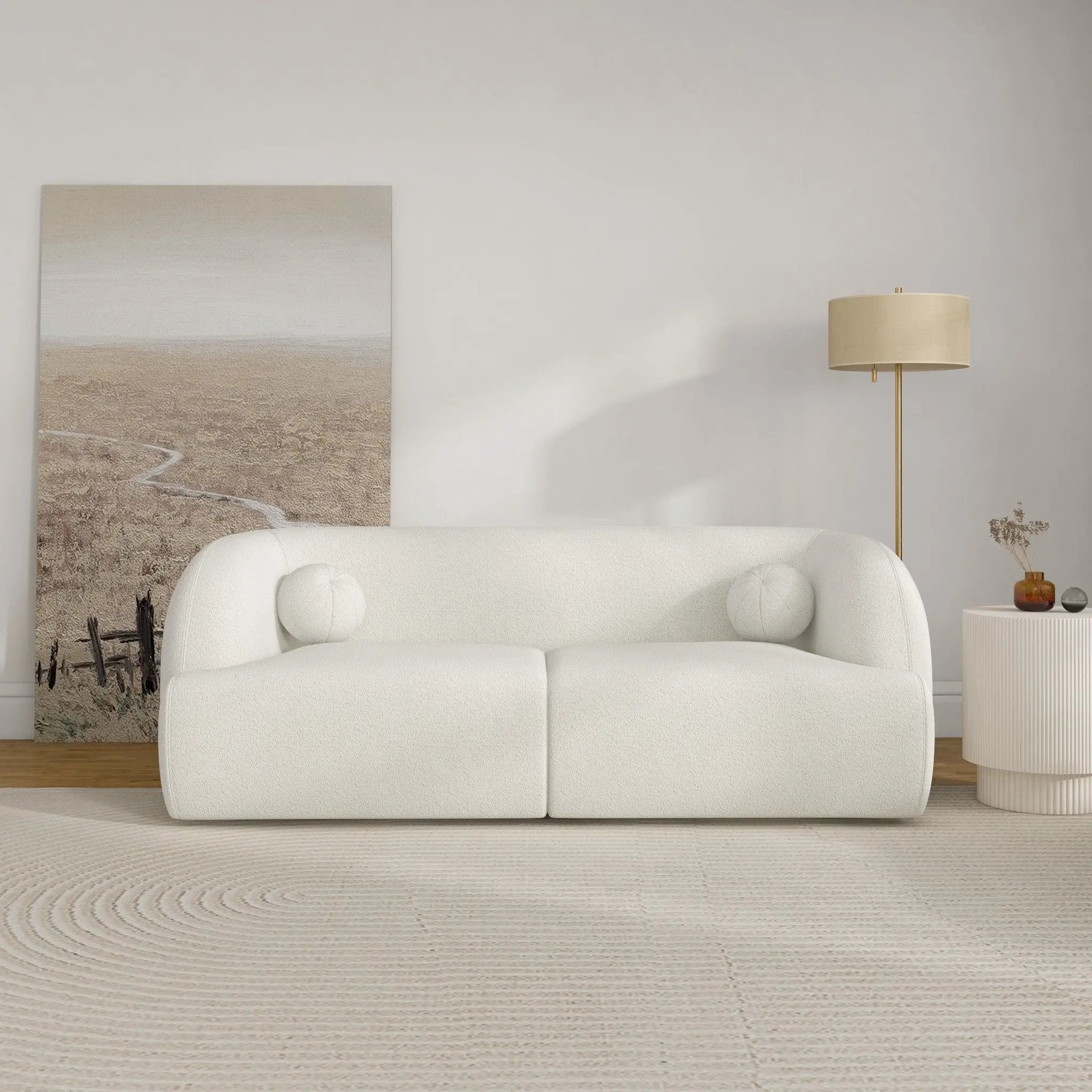 Anna - French Boucle Sofa by HouseOfZazla
