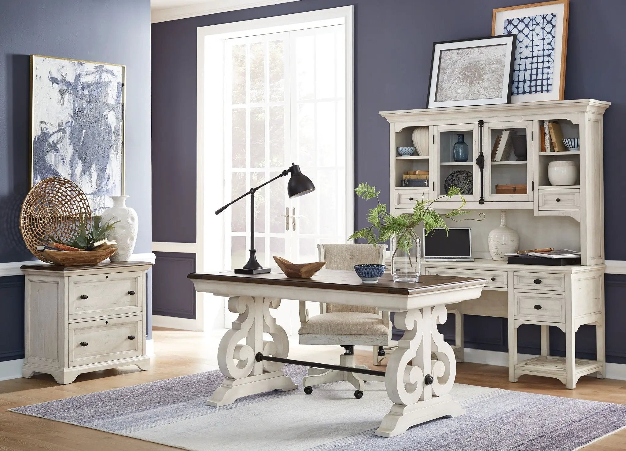 Bronwyn - Desk - Alabaster by Unique Piece Furniture