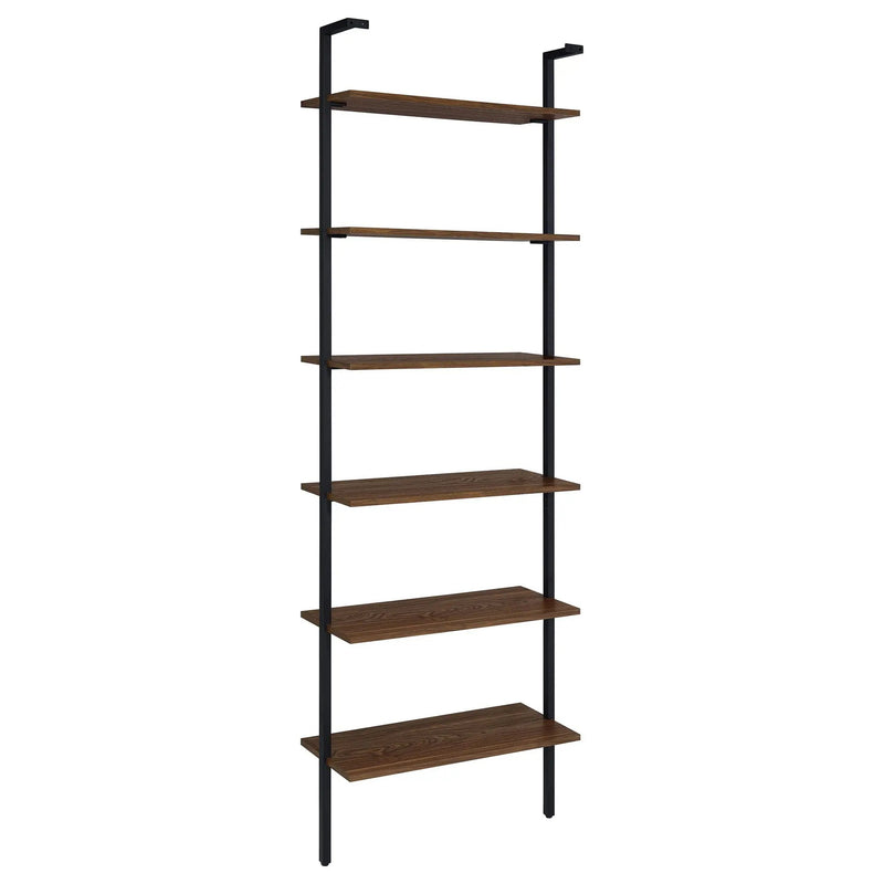 Owens 96-inch 6-shelf Wall Bookshelf Walnut by Unique Piece Furniture