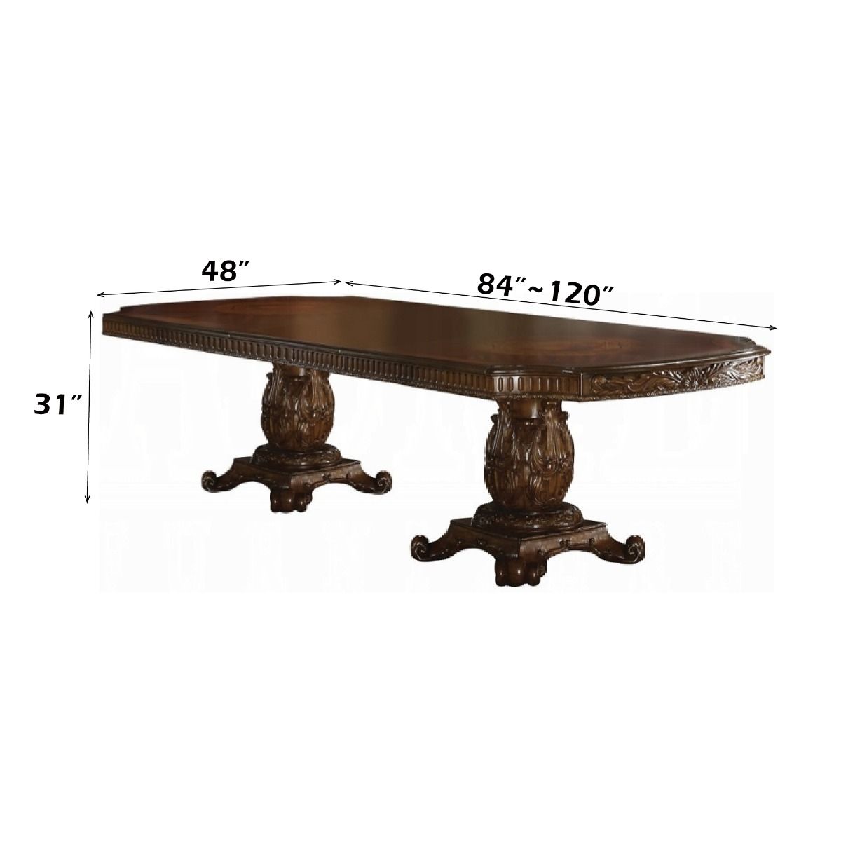 Vendome - Dining Table w/Double Pedestal, photo 9 of 9