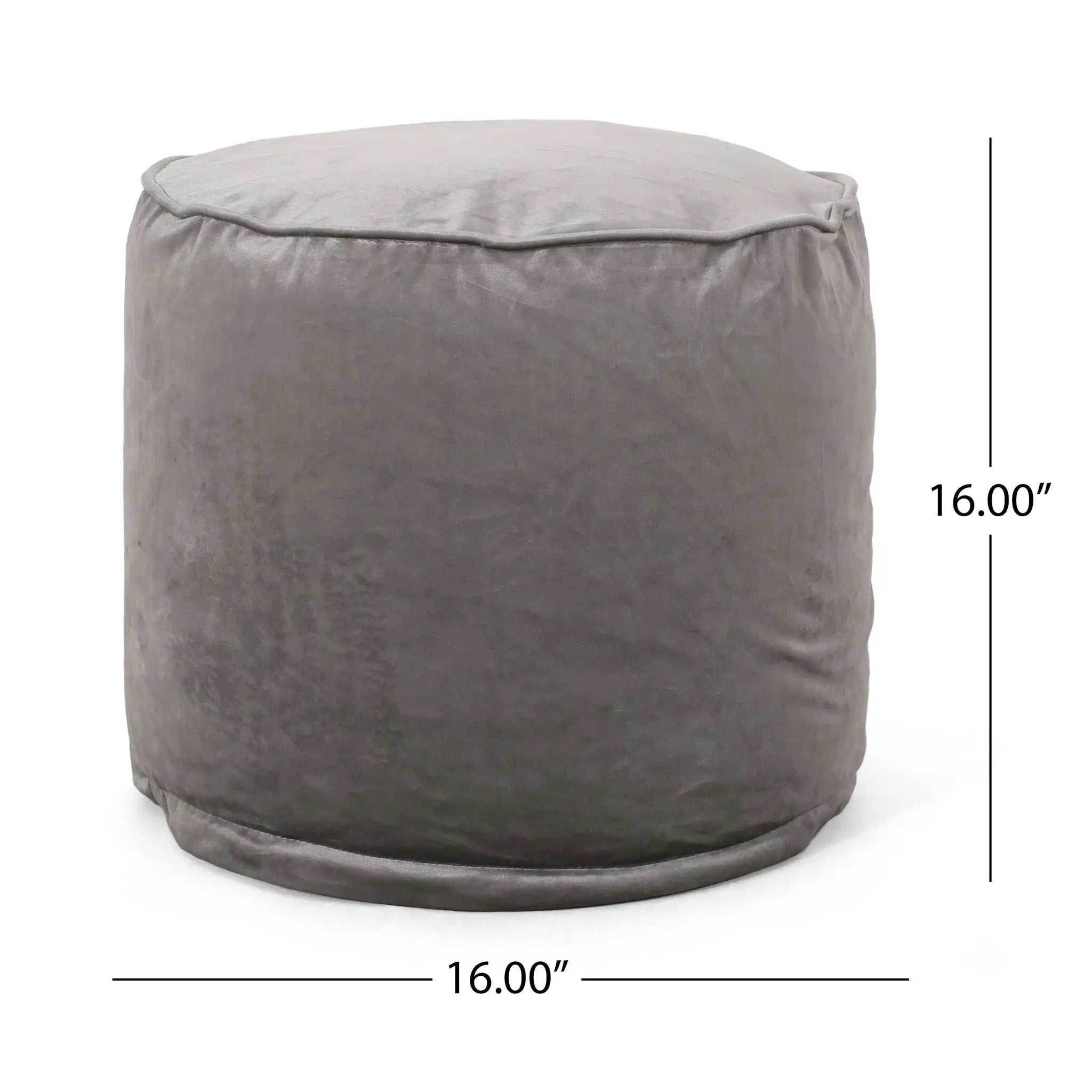 Shimon - Cylinder Pouf Ottoman And Floor Cushion by Unique Piece Furniture