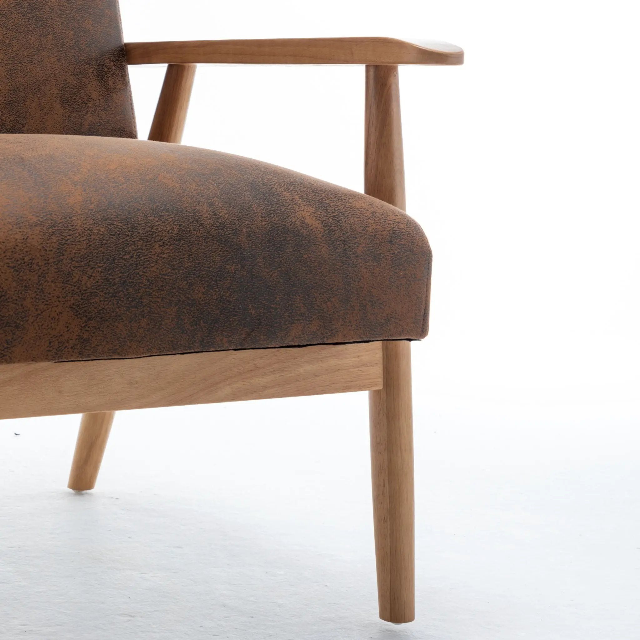 Wide Arm Chair - Light Brown by HouseOfZazla