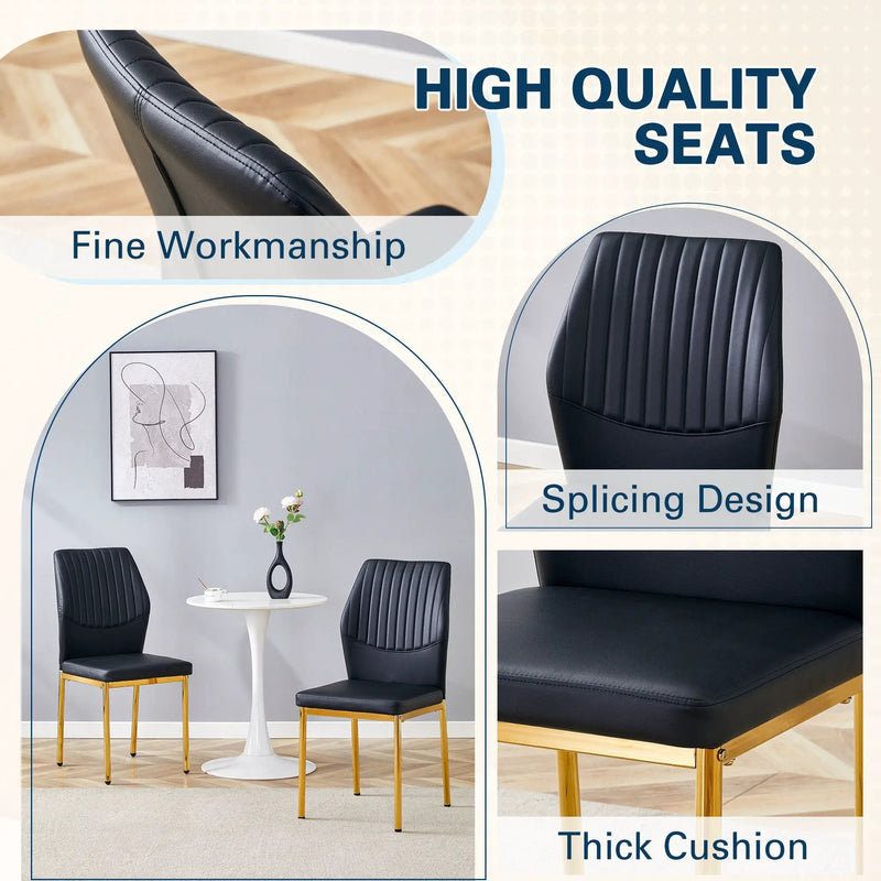 Luxury Simple Chair With Metal Leg by Unique Piece Furniture
