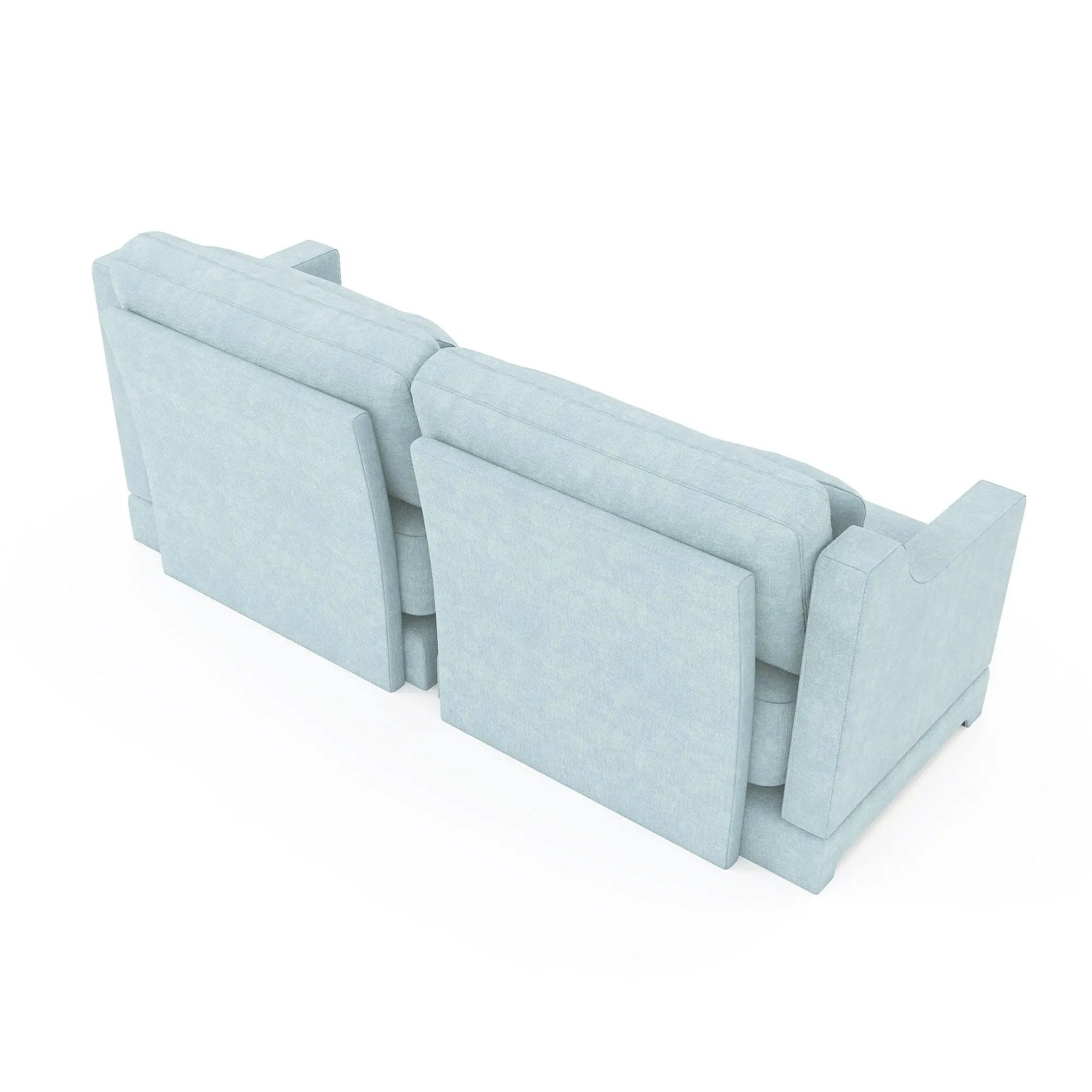 Elegant Sofa With Ergonomic Design And Lumbar Pillows