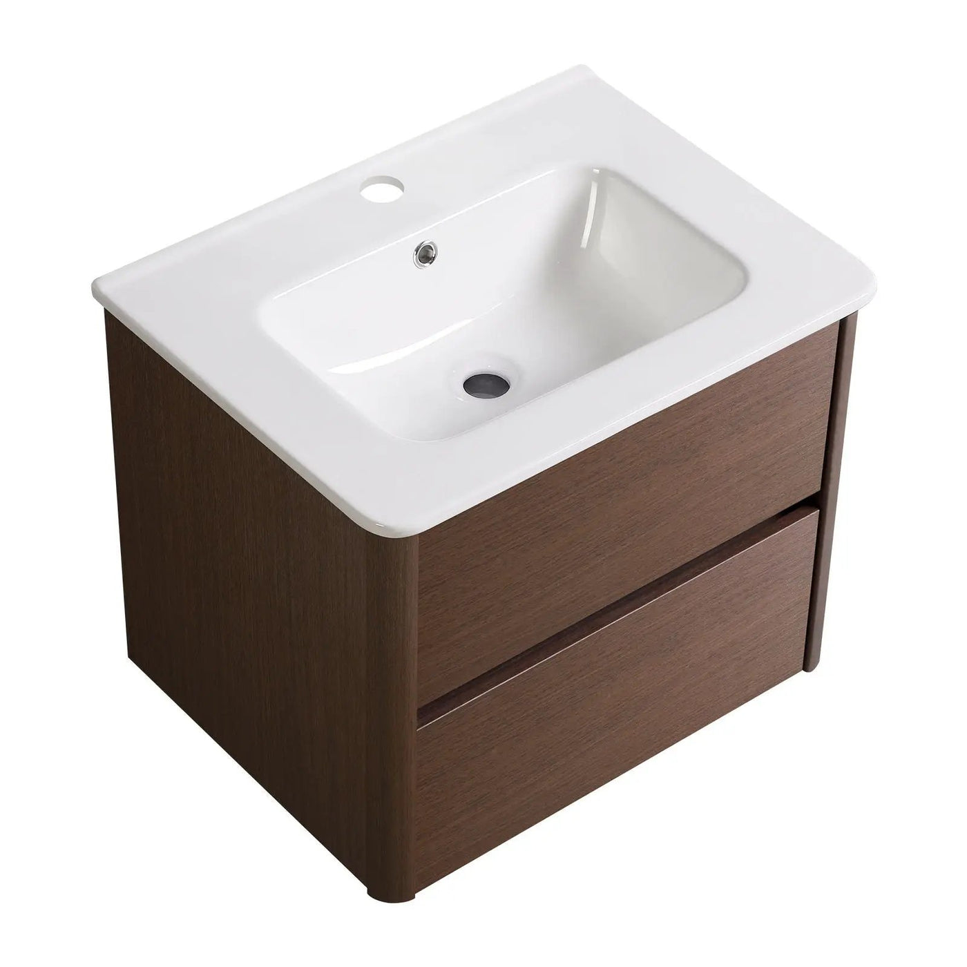 Wall Mounted Floating Bathroom Vanity With Sink And Cabinet by HouseOfZazla