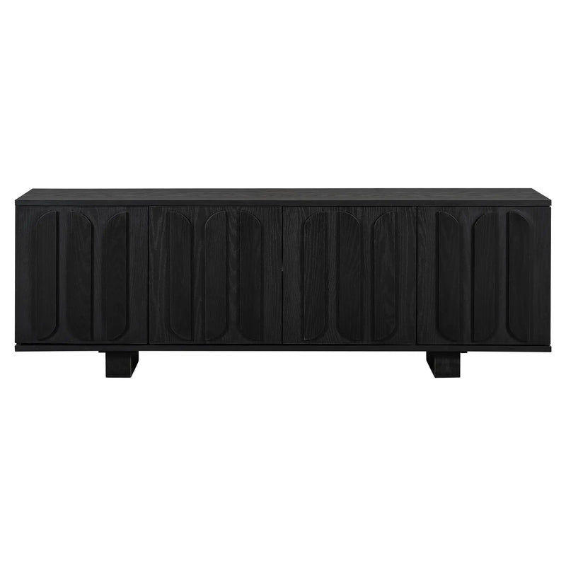 Vibe Haus 63'' Farmhouse TV Stand for TVs up to 75 Inches by HouseOfZazla