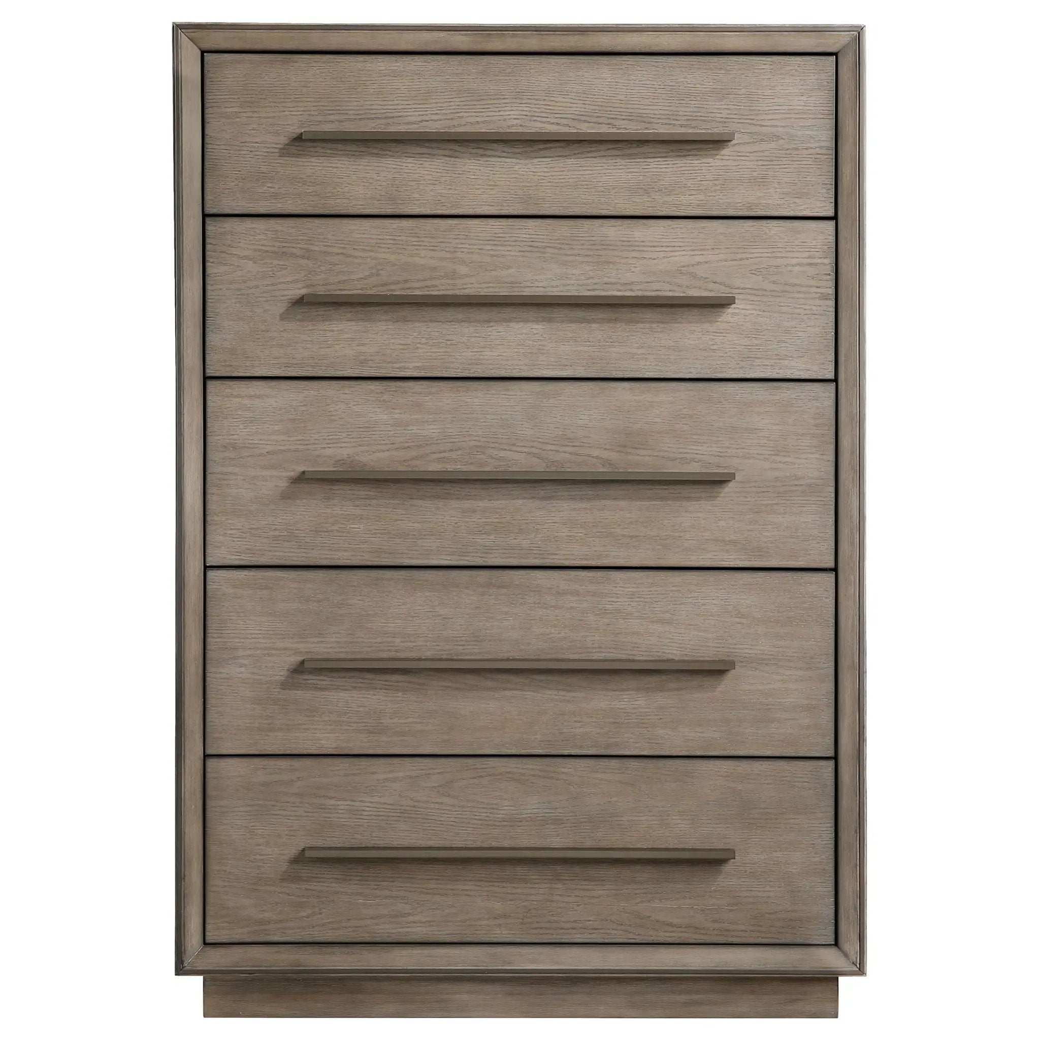 Durango 5-drawer Bedroom Chest Taupe Oak by Unique Piece Furniture