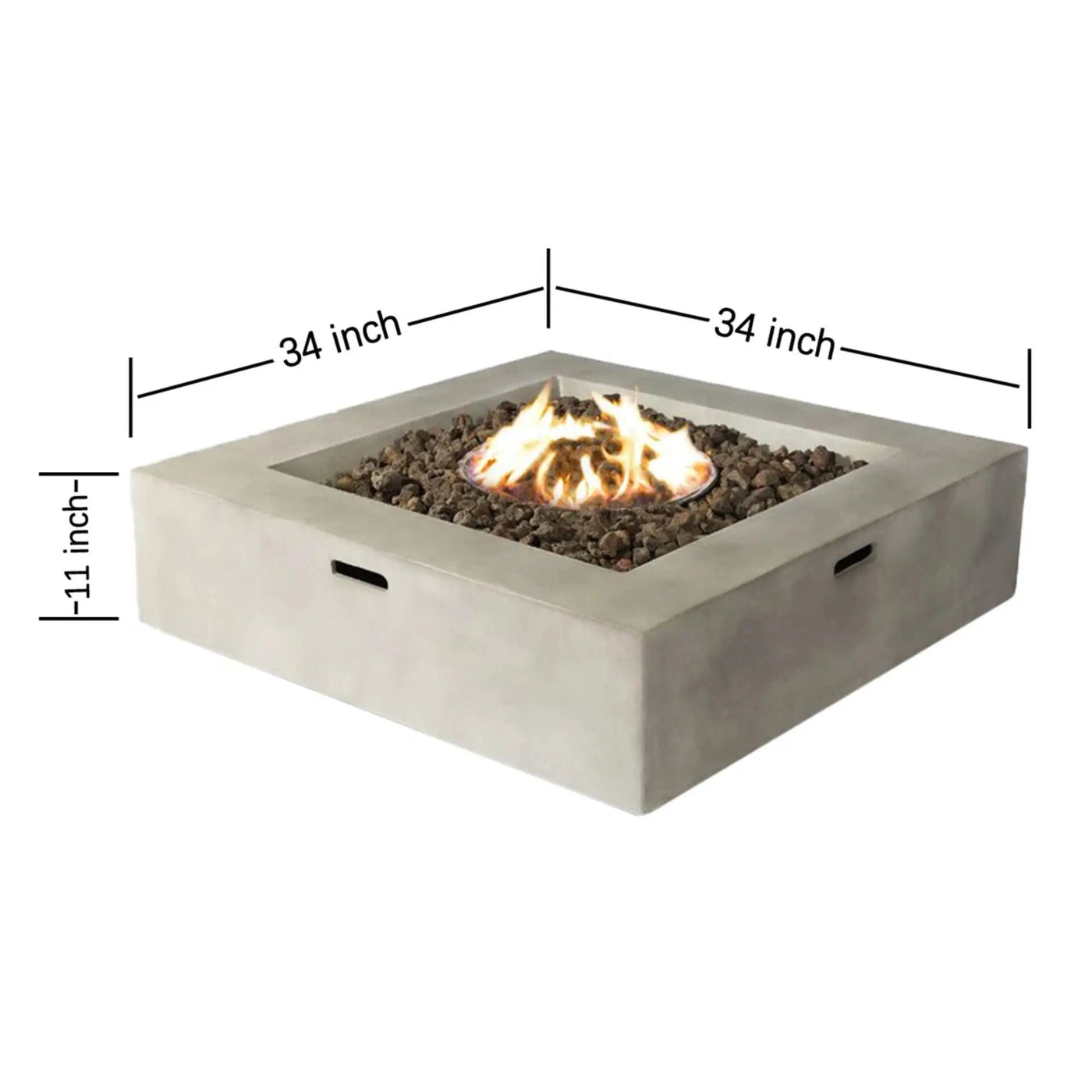 Streamlined Aesthetic Outdoor Fire Pit Table by HouseOfZazla