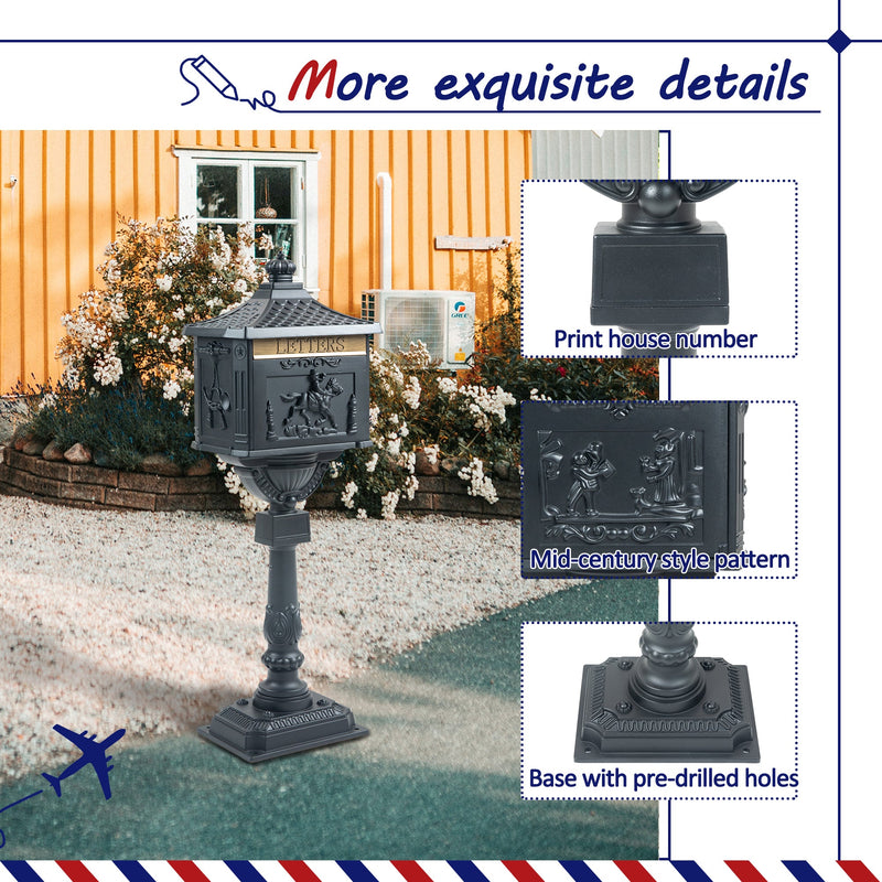 Mailbox Cast Aluminum by HouseOfZazla