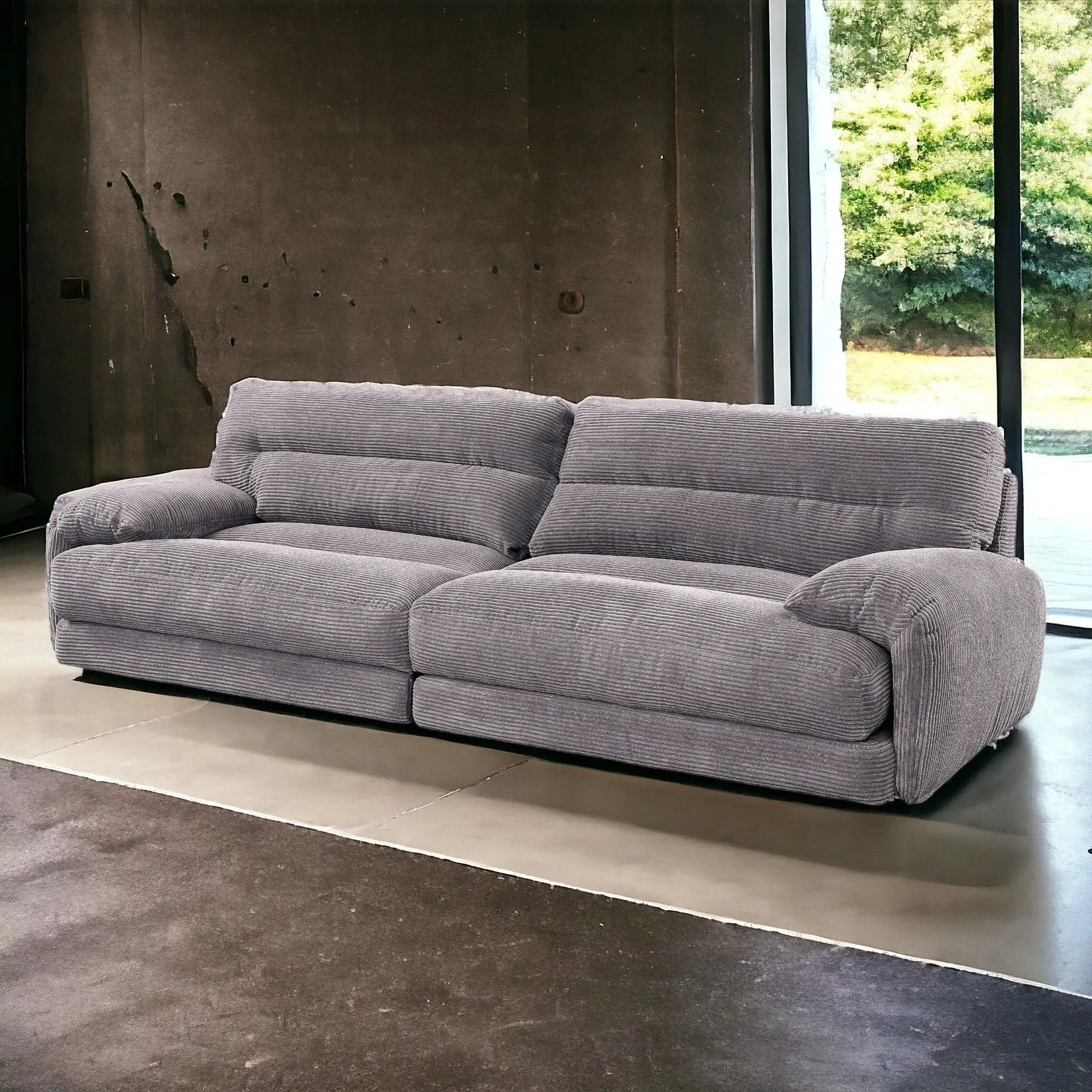 Cadenza - Corduroy Sofa - Gray by Unique Piece Furniture