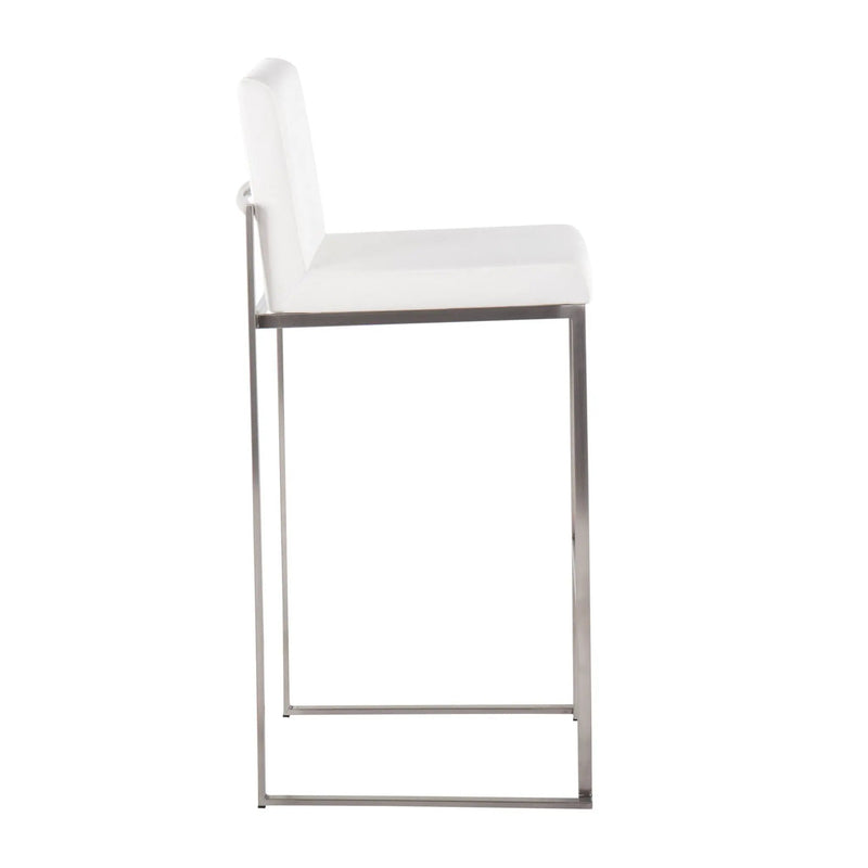 Fuji - Contemporary And Modern Elegance High Back Barstool by Unique Piece Furniture