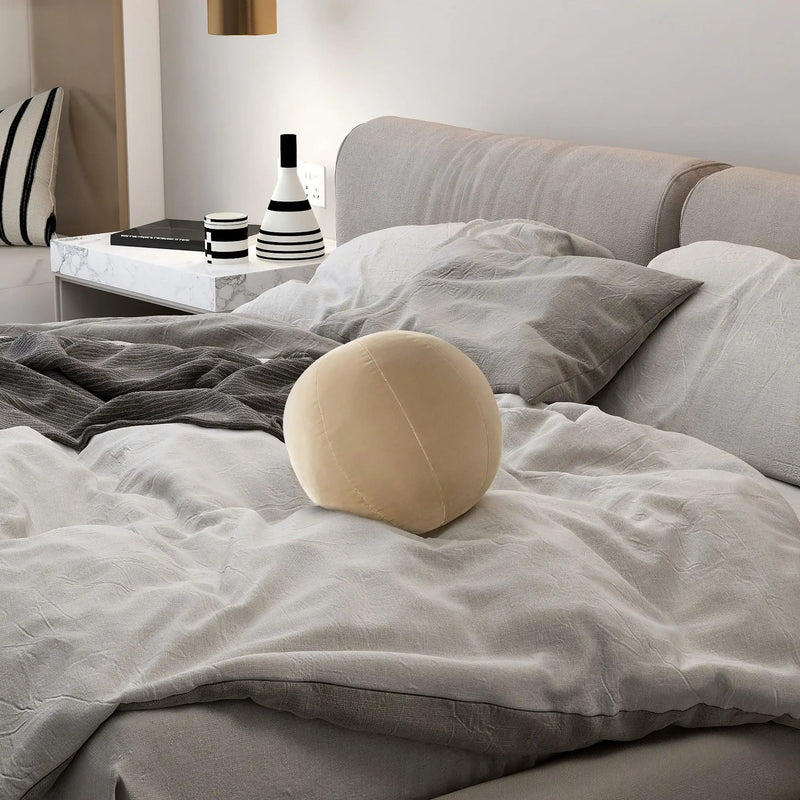 Luna - Round Sphere Accent Ball Throw Pillow by Unique Piece Furniture