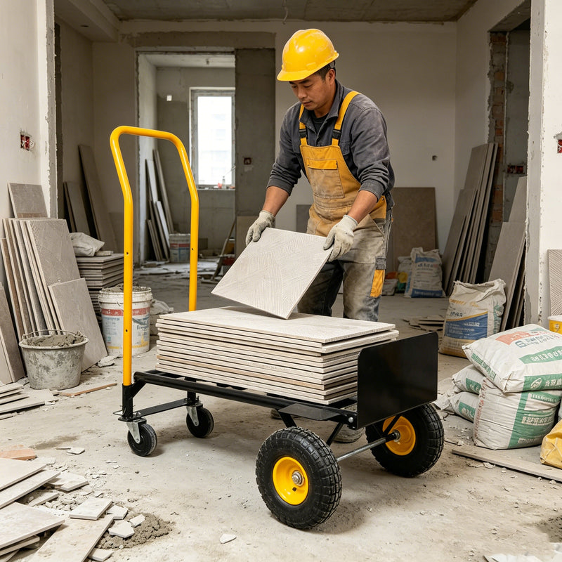 HT1006BK-YL Hand Truck Dual Purpose Cart by HouseOfZazla