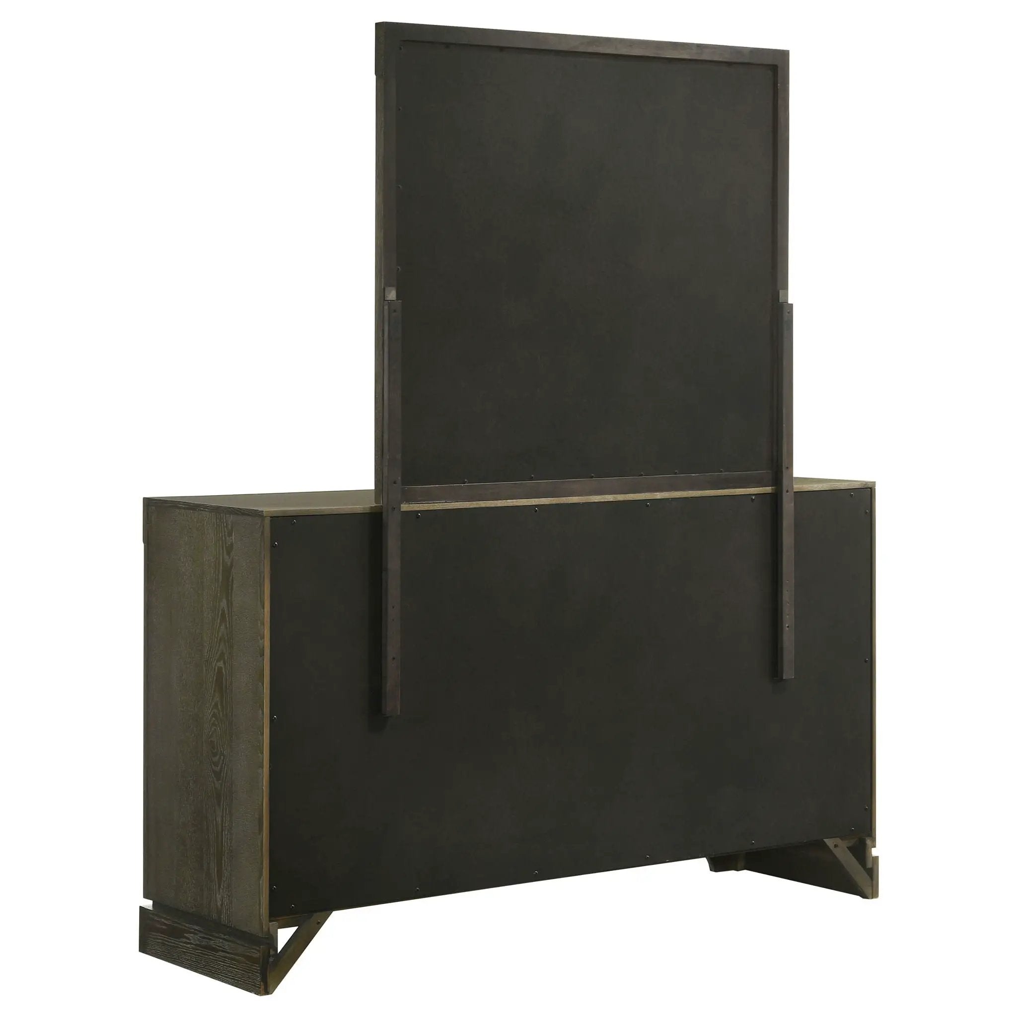 Gran Park 6-drawer Dresser and Mirror Dark Cocoa by Unique Piece Furniture