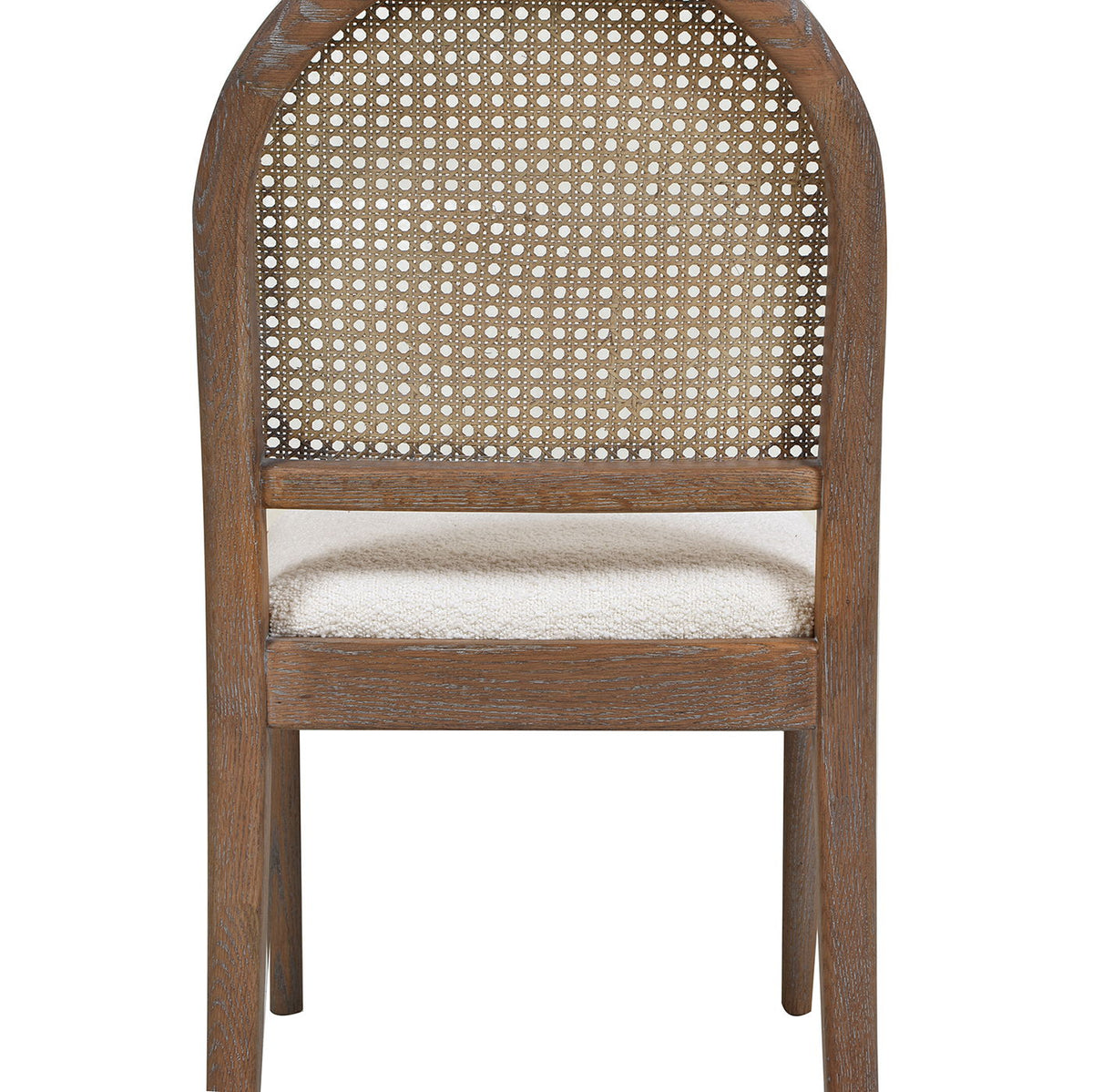 Curved Cane Dining Chair Set with Cane-Inspired Resin Back - Black or Light Brown, photo 18 of 21