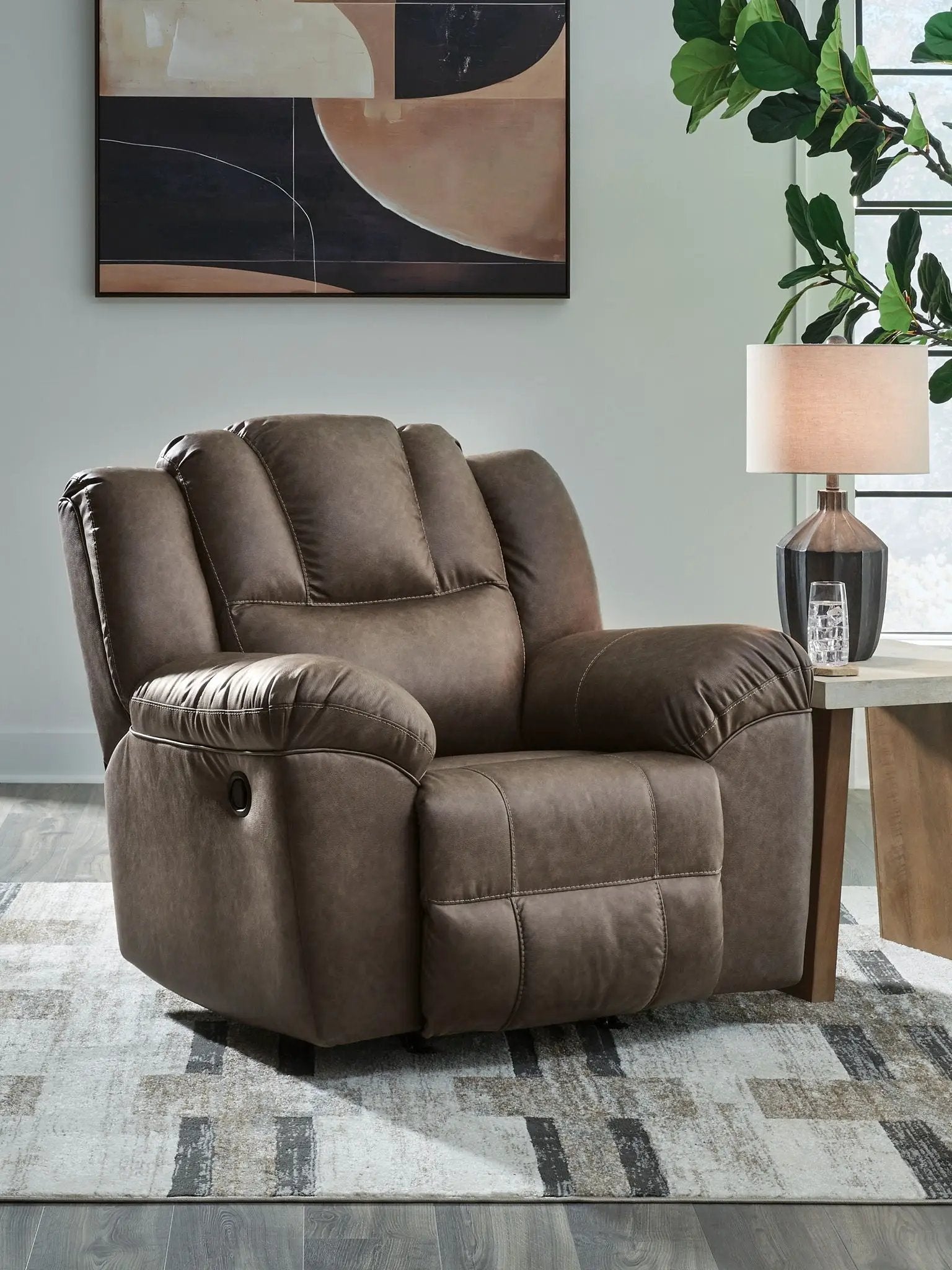 Lowilla - Rocker Recliner - Driftwood by Unique Piece Furniture