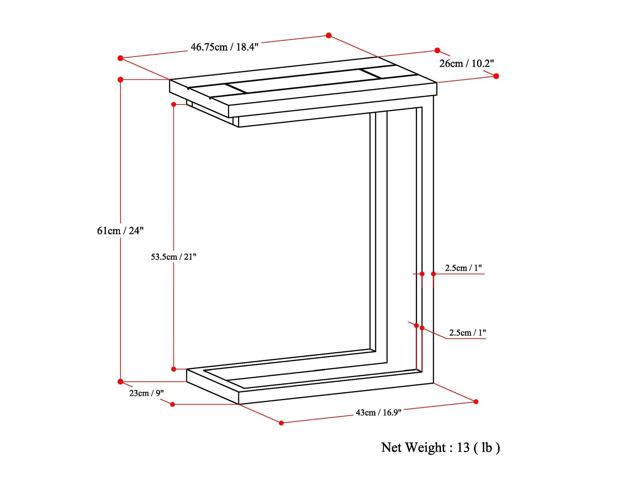 Skyler C Side Table by HouseOfZazla