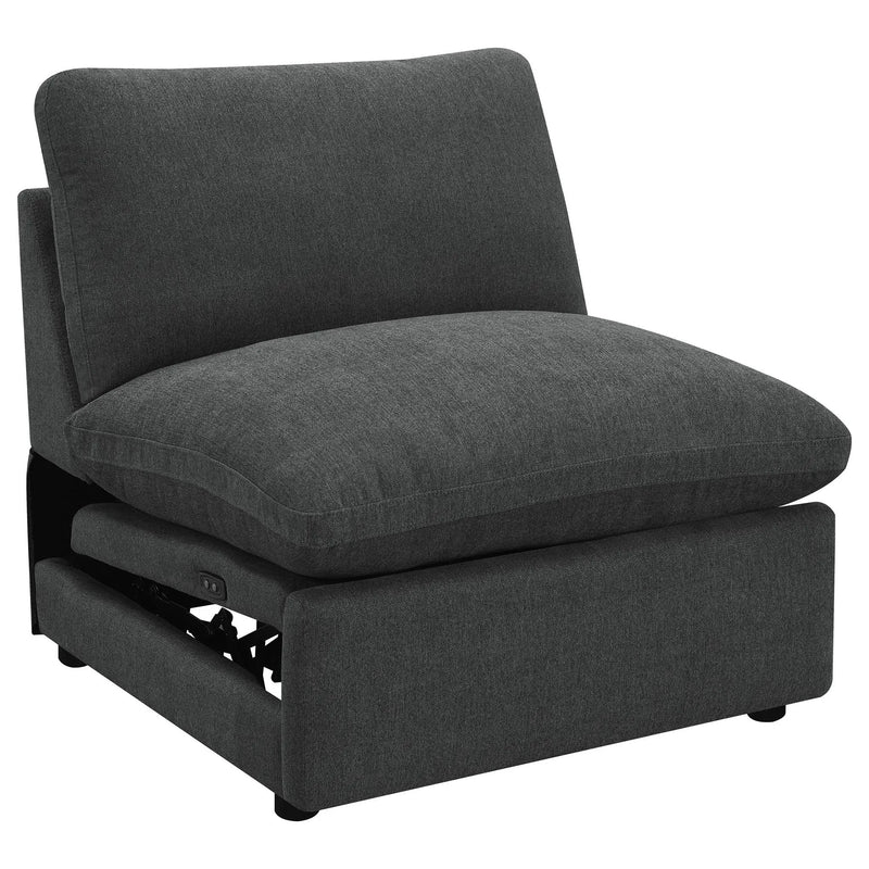 Collins 5-piece Modular Power Reclining Sectional Dark Grey by Unique Piece Furniture