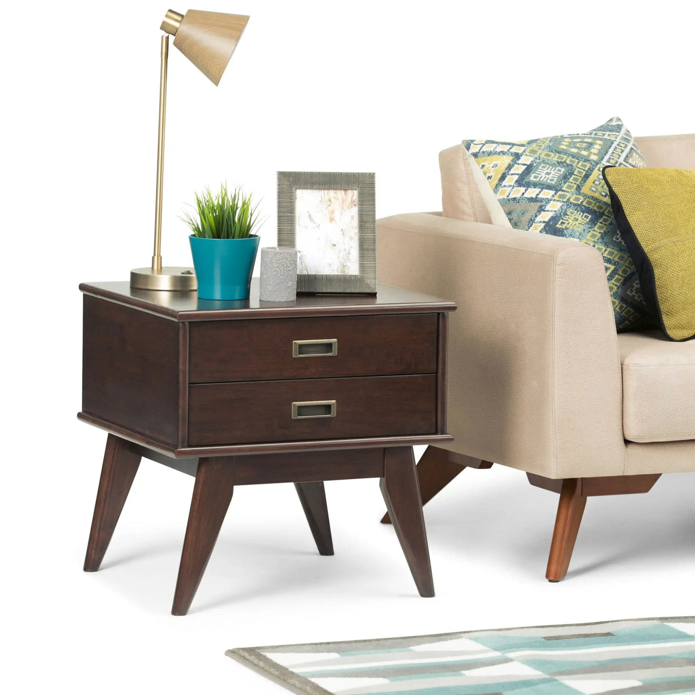 Draper - Handcrafted Mid Century End Table by HouseOfZazla
