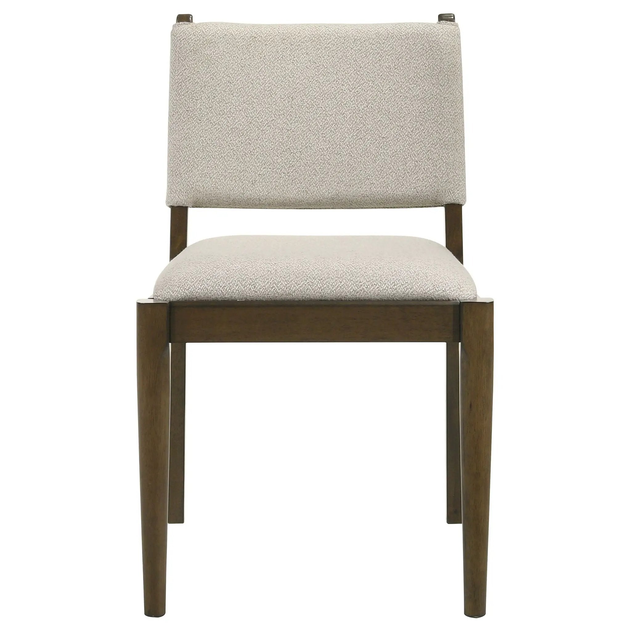 Ottowa Upholstered Dining Side Chair Brown (Set of 2) by Unique Piece Furniture
