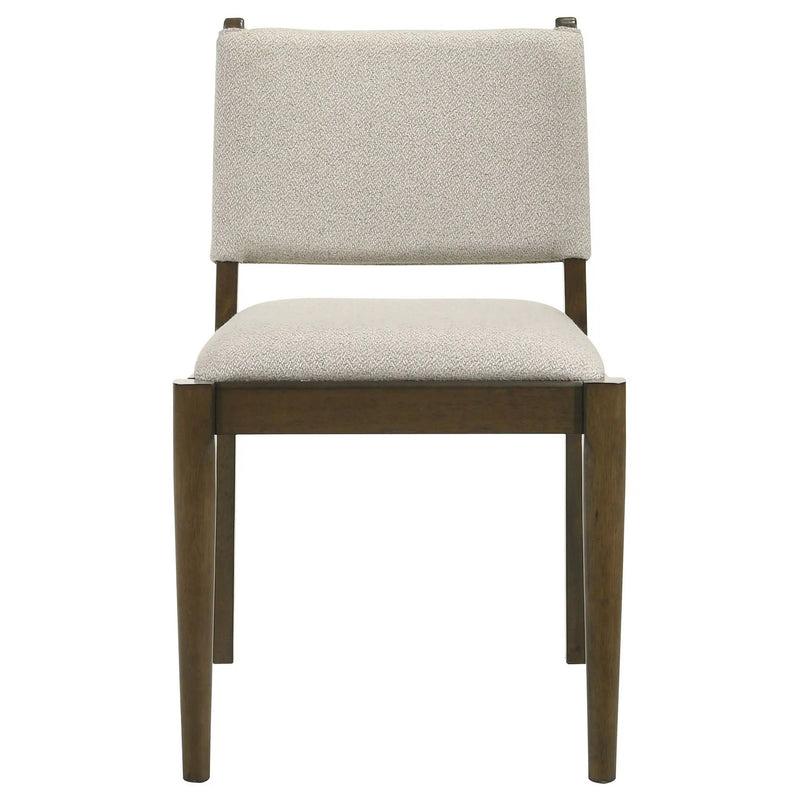 Ottowa Upholstered Dining Side Chair Brown (Set of 2) by Unique Piece Furniture
