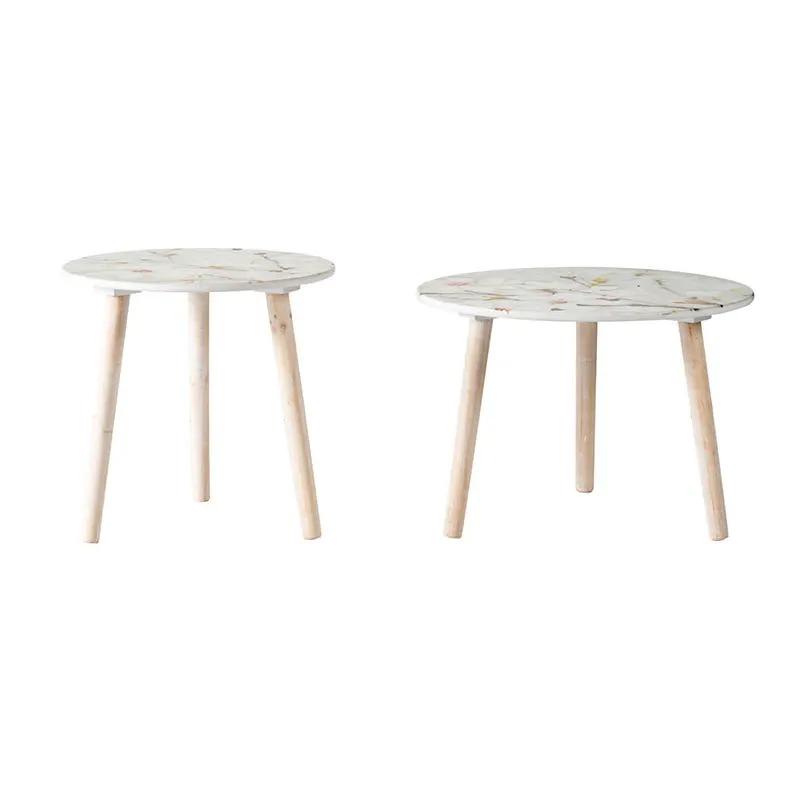 Nature-Inspired Side Tables (Set of 2) by Unique Piece Furniture