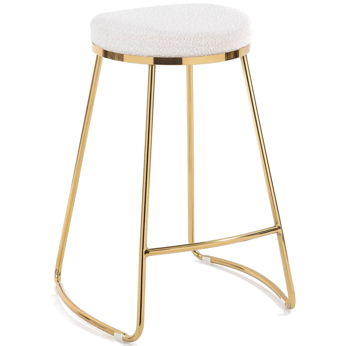 Jane - 26" Mid-Century Modern Luxury Upholstered Stool by HouseOfZazla
