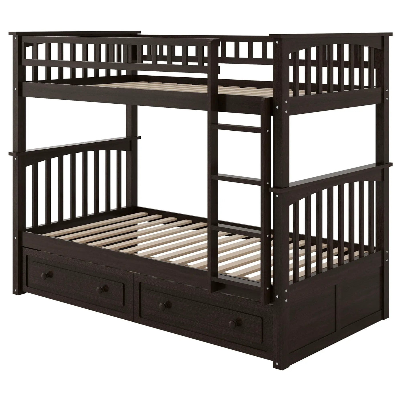Bunk Bed With Drawers, Convertible Design by HouseOfZazla