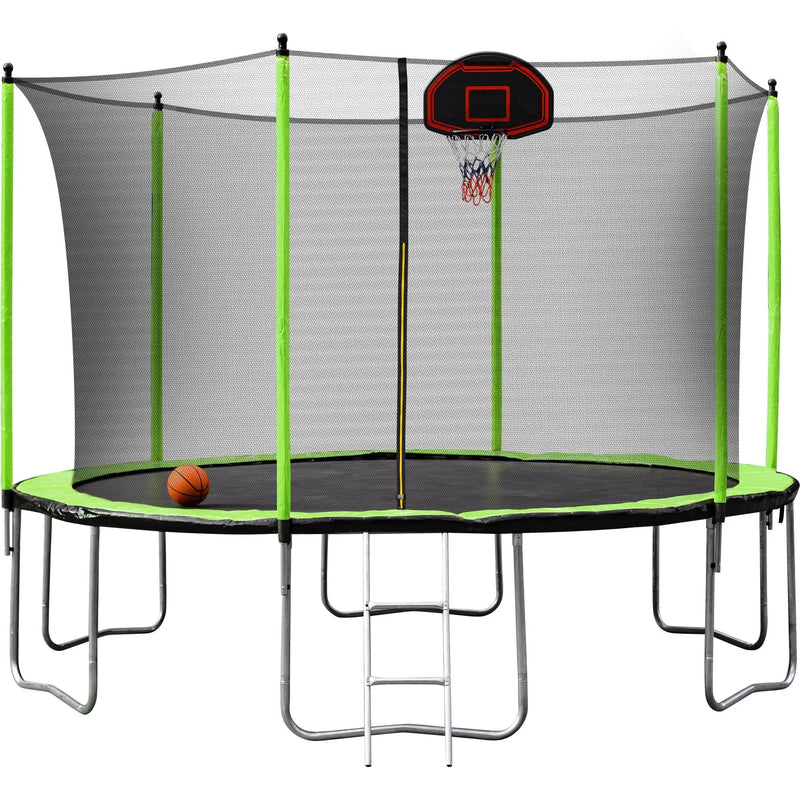12Ft Trampoline 2023 - Green by HouseOfZazla