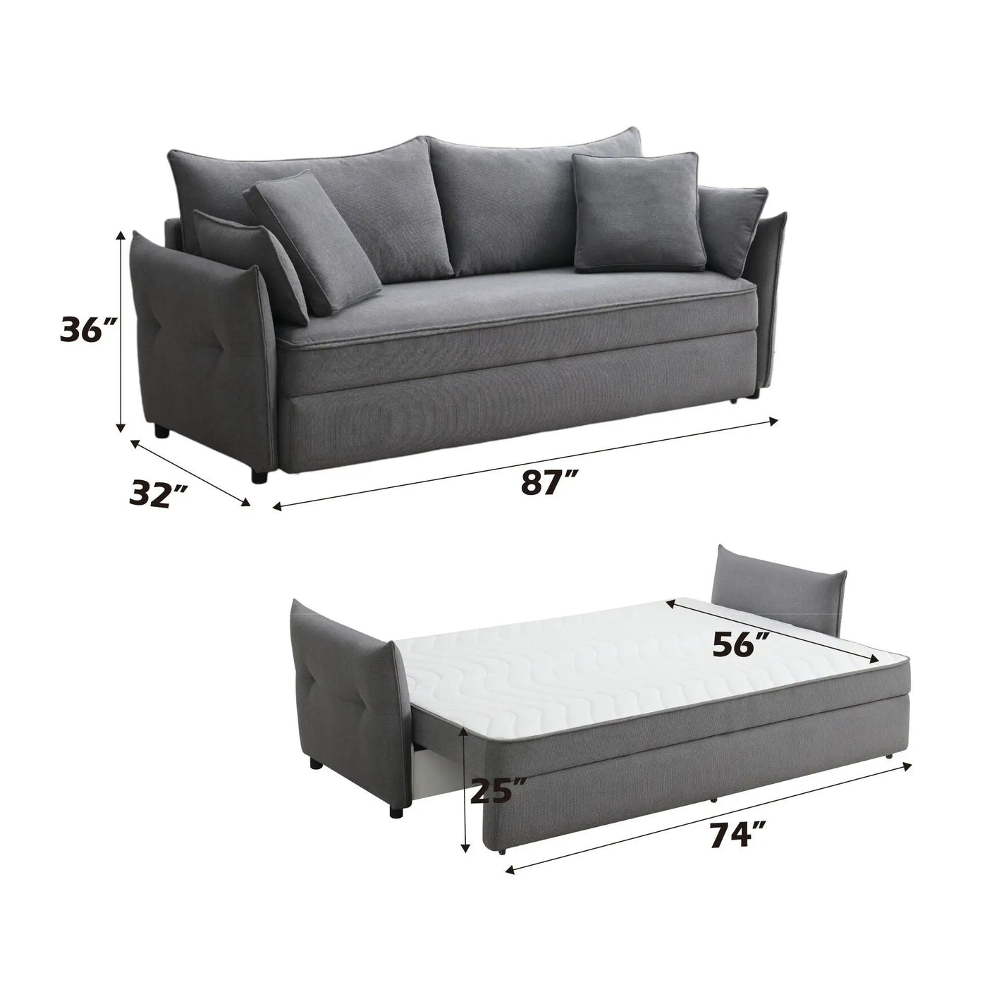 Irina - Pull Out Sleep With Storage by HouseOfZazla