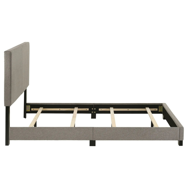 Dorian Fabric Upholstered Full Panel Bed Taupe by Unique Piece Furniture