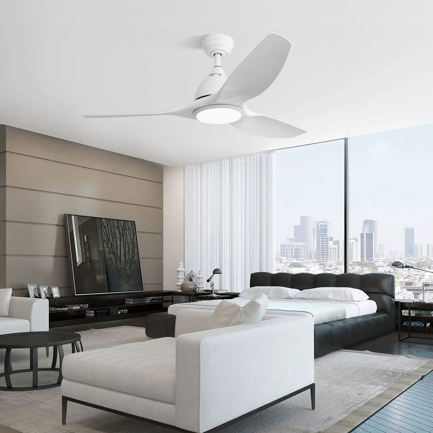 Bredoom Ceiling Fan With Remote Control And LED Light by HouseOfZazla
