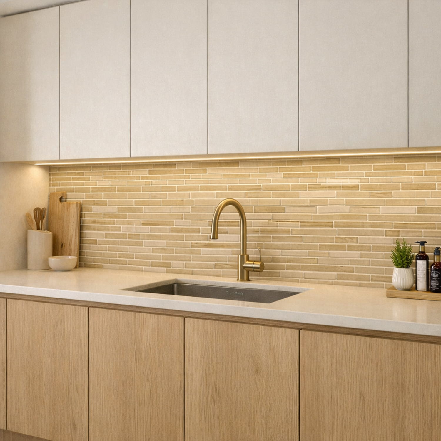 Cedro Gloss/Matte Interlocking Slides Glass Mosaics 12x12 Glass Gloss/Matte 12x12 Mosaics — 3