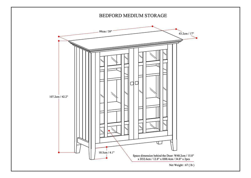 Bedford - Storage Media Cabinet by HouseOfZazla
