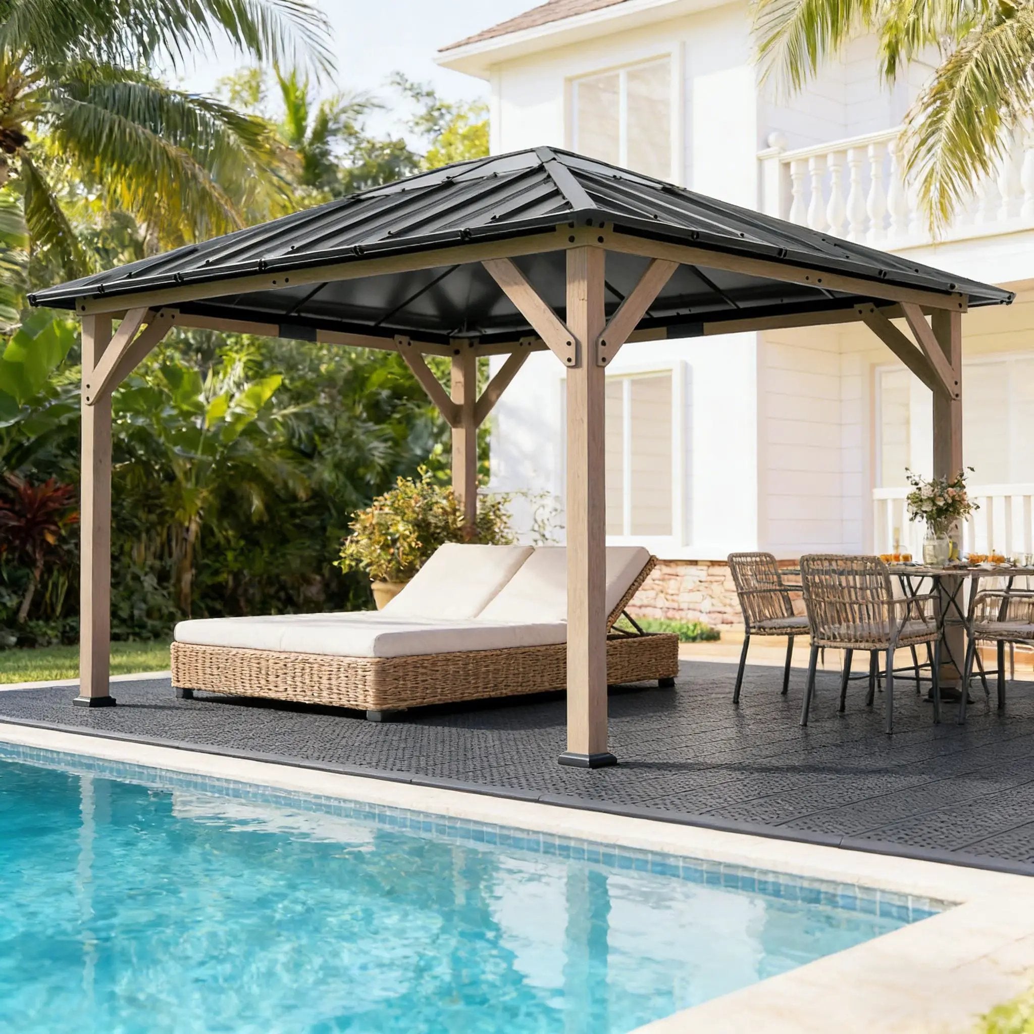 Spacious Outdoor Hardtop Gazebo by HouseOfZazla