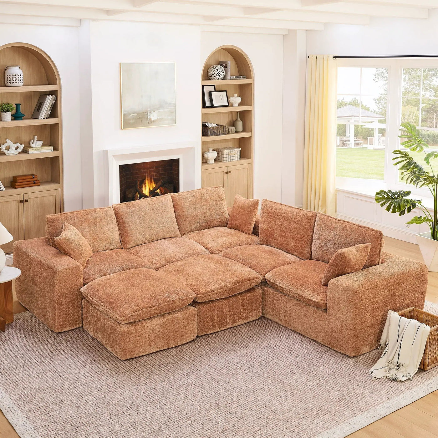 Sectional Sofa With Moveable Ottoman by HouseOfZazla