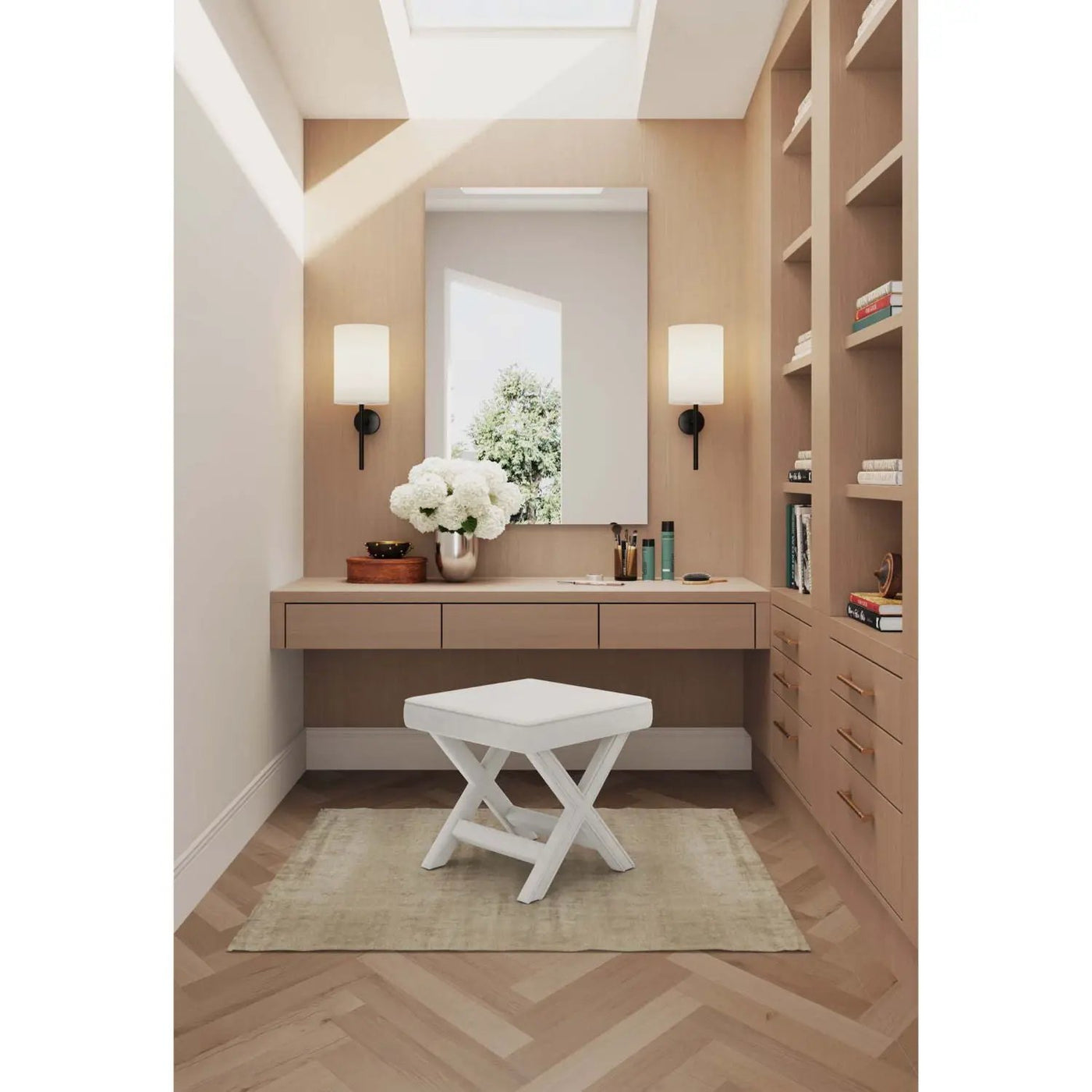 Abigail - Accent Bench With Piped Cushion by HouseOfZazla
