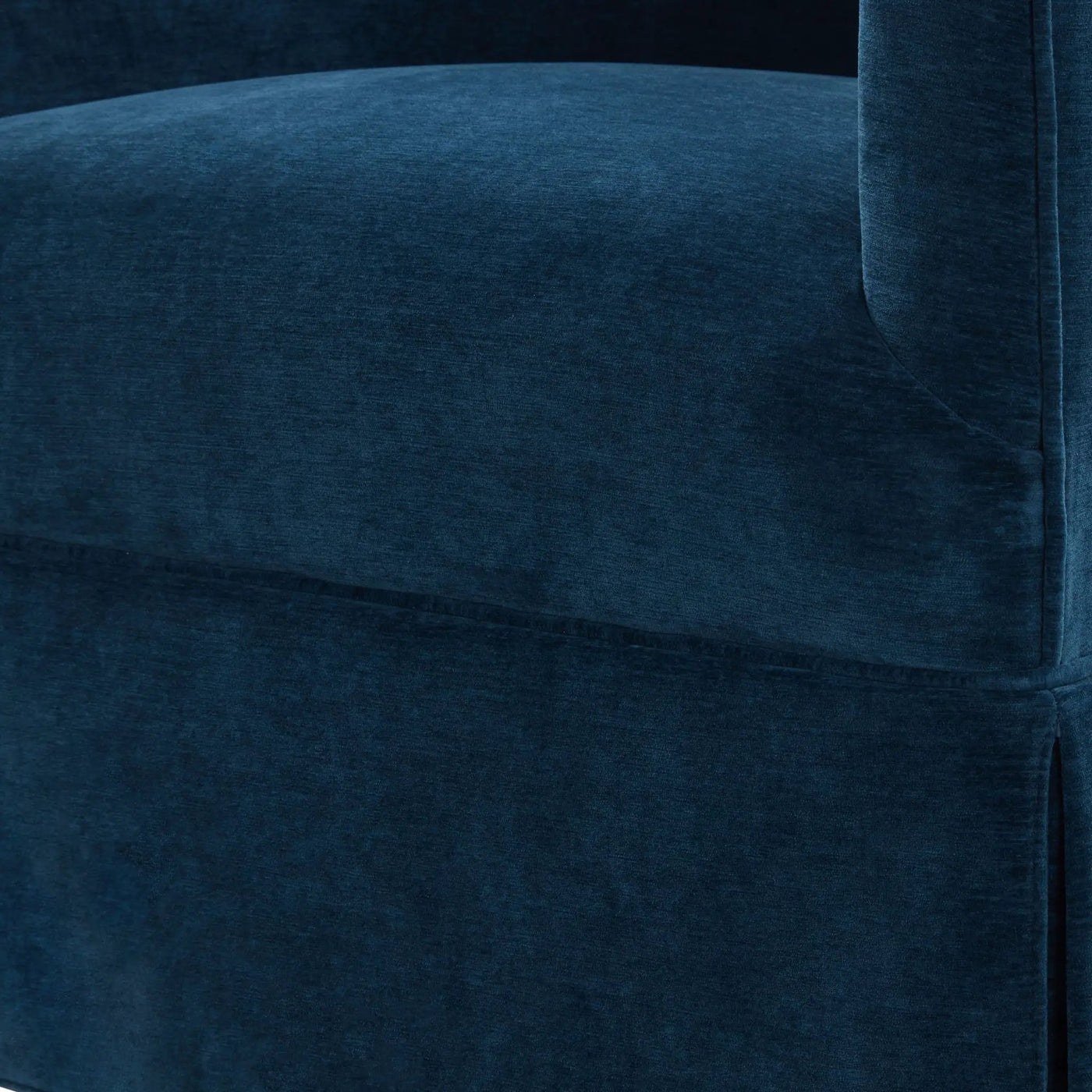 Elm - Skirted Swivel Chair by HouseOfZazla