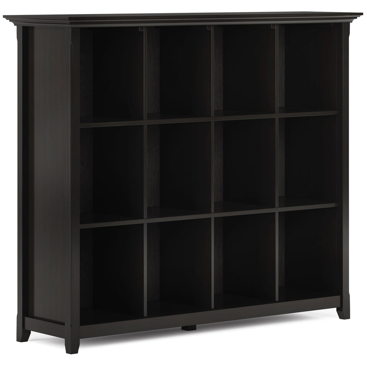 Amherst Cube Storage Bookcase with Large Cubbies - Dark Brown, Dark Gray, or White, photo 28 of 33