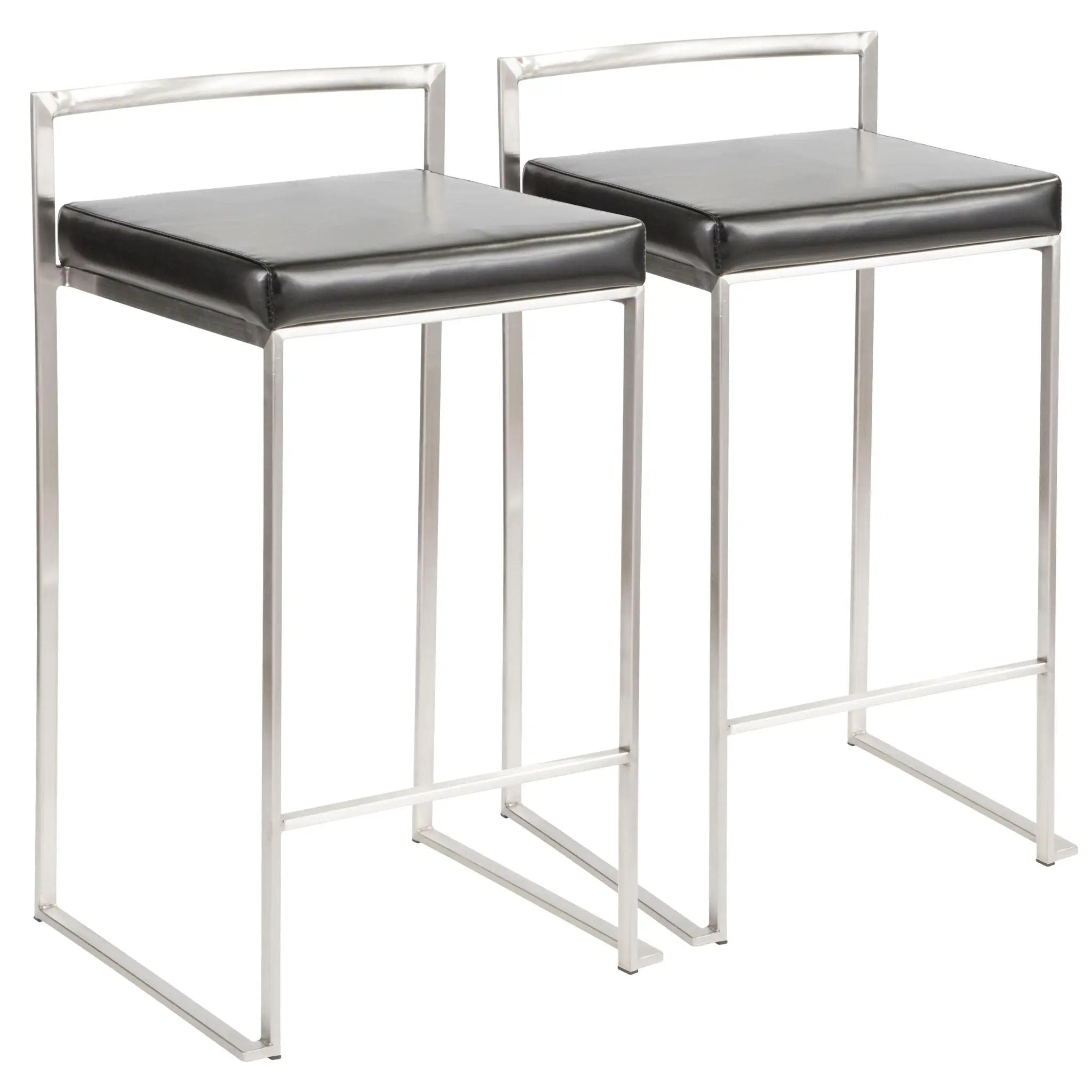 Fuji - Contemporary, Stackable Elegant Counter Stool (Set of 2) by Unique Piece Furniture