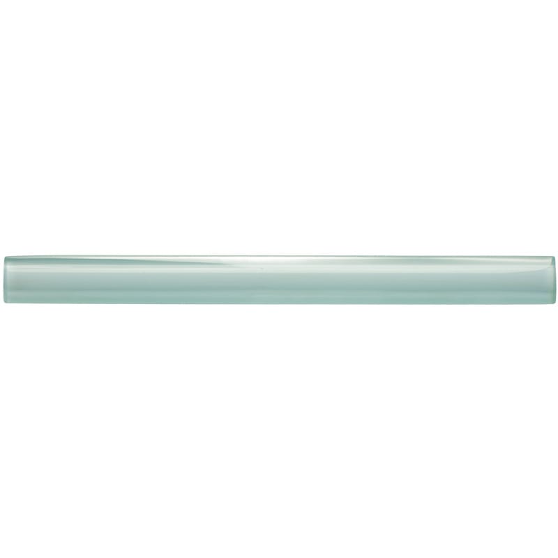 Celadon Glossy Qtr Round Glass Moldings 1x12 Glass Glossy 2x12 Moldings