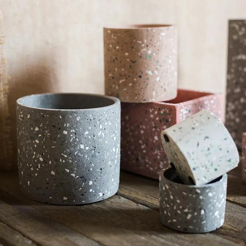 Cement Planter in Various Shape Colors and Sizes by RusticReach