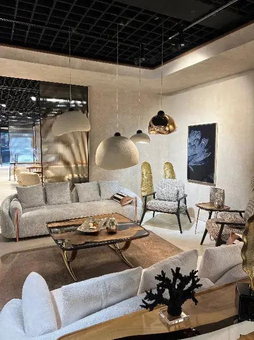 Wabi Sabi Chandeliers - Decorative Stone Textured Pendant Light by Gizz