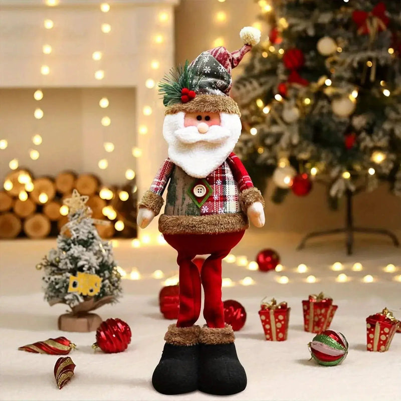 Ceramic Christmas Figurines with Santa, Snowman and Reindeer Designs by House Of Avana